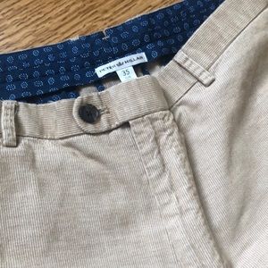 Peter Millar khaki corduroy pants